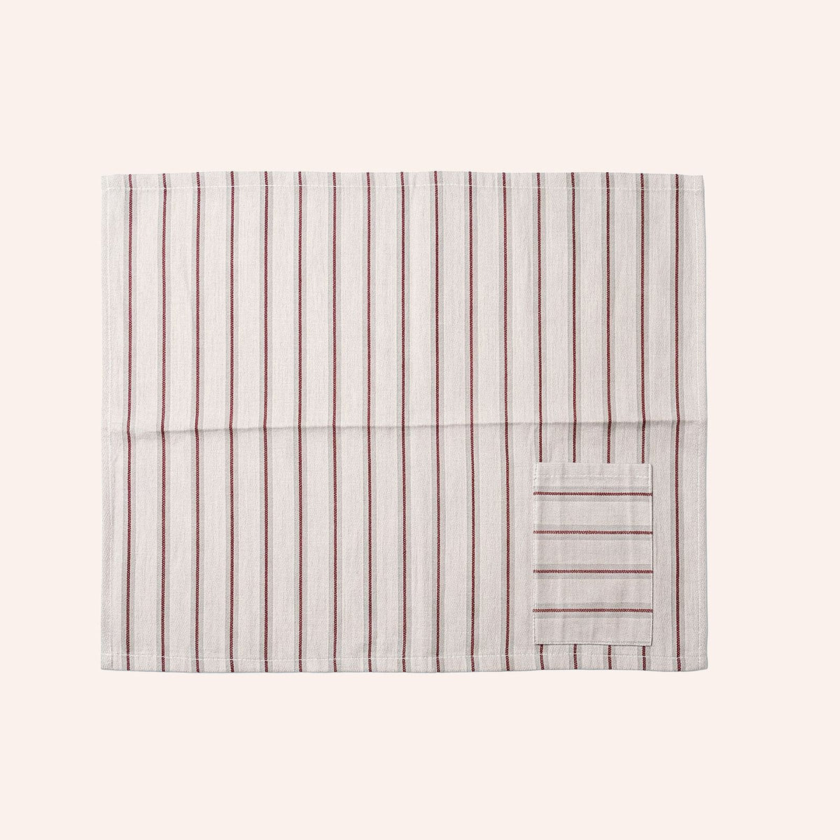 Travel napkin roll 11:37, Burgundy