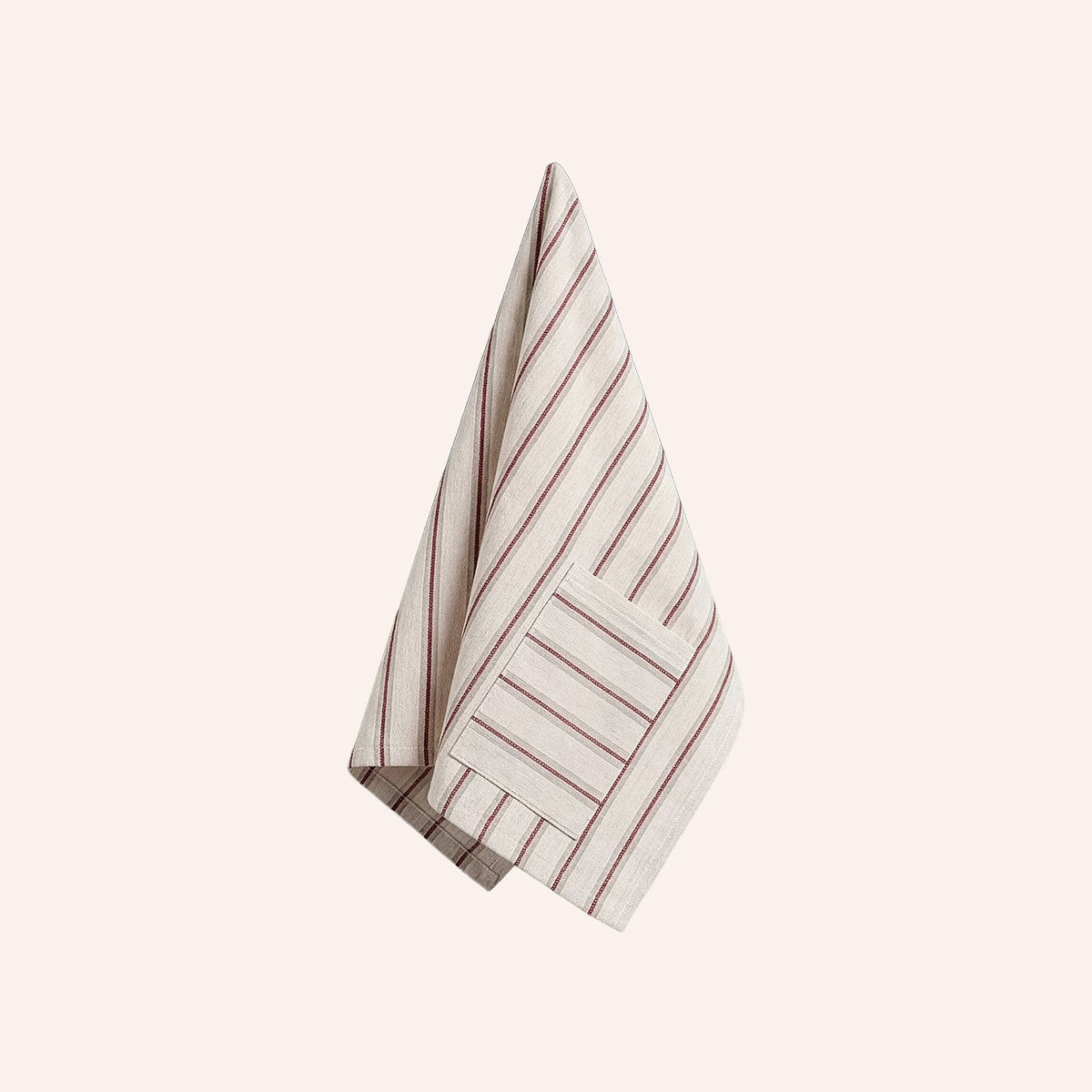Travel napkin roll 11:37, Burgundy