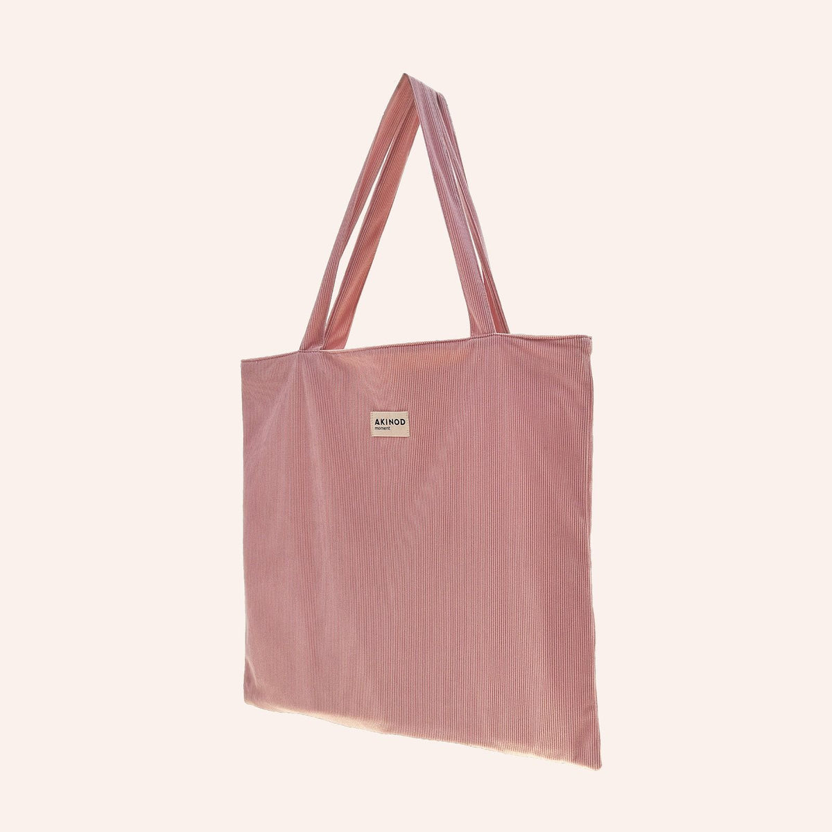 Totebag aus rosa Cord